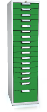 Univerzální kontejner pro pracovní stoly 1773 x 480 x 600 - 17x zásuvka